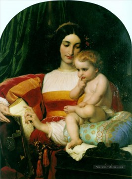 L’enfance de Pico della Mirandola 1842 histoires Hippolyte Delaroche Peinture à l'huile